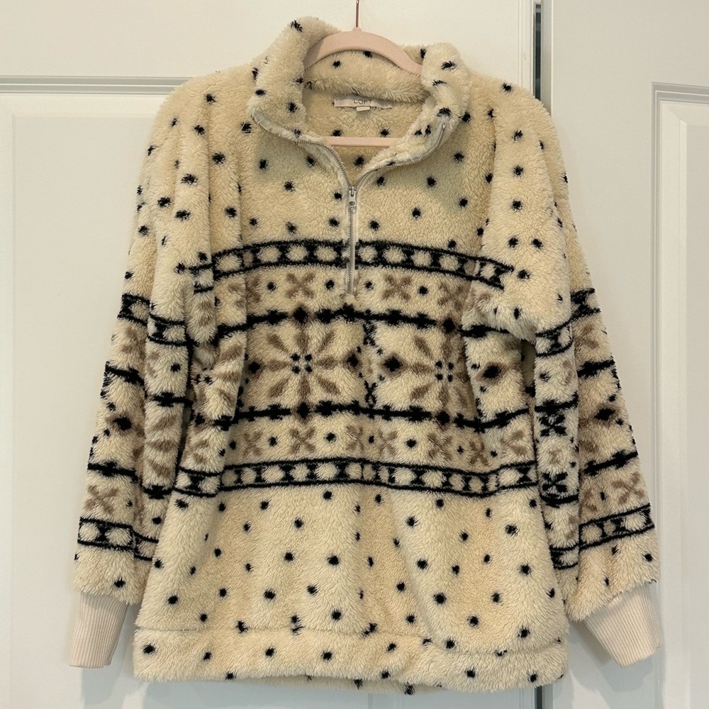 LOFT Sherpa Pullover